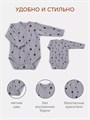 Боди 2 шт. Rant Hugs and kisses Pattern 64/67 Grey-green 4670078657763