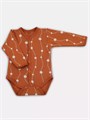 Боди 2 шт. Rant Hugs and kisses Pattern 64/67 Milk-brown 4670078657831