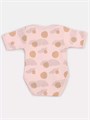 Боди 2 шт. Rant Hugs and kisses Pattern с коротким рукавом Grey-pink 4670078658043