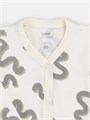 Комбинезон 2 шт. Rant Hugs and kisses Pattern Milk-brown 11/16 4670078658142
