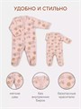 Комбинезон 2 шт. Rant Hugs and kisses Pattern Milk-pink 11/16 4670078658159