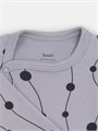 Распашонка 2 шт. Rant Hugs and kisses Pattern Grey-brown 53/54 4670078658395