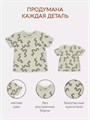Футболка 2 шт. Rant Hugs and kisses Pattern Grey-green 4670078658463