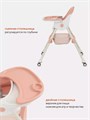 Стульчик для кормления Rant Basic Cookie Pink 4670078626134