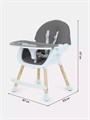 Стульчик для кормления Mowbaby Crispy grey 4670078635068