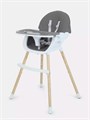 Стульчик для кормления Mowbaby Crispy grey 4670078635068