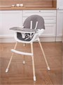 Стульчик для кормления Mowbaby Crispy grey 4670078635068