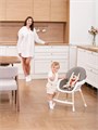 Стульчик для кормления Mowbaby Crispy grey 4670078635068