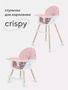 Стульчик для кормления Mowbaby Crispy pink 4670078635044