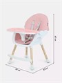Стульчик для кормления Mowbaby Crispy pink 4670078635044