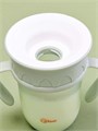 Поильник с ручками и крышкой 200 мл 6м+ Rant арт. 2003 green 4670078638519
