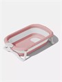 Ванна детская Mowbaby Oasis складная со сливом 83 см Rose 4670078647566