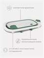 Ванна детская Mowbaby Oasis складная со сливом 83 см Green 4670078647573