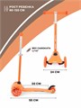 Самокат 3-колесный Rant Jetty Orange 4670078657237