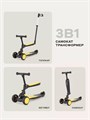 Самокат 3-колесный Rant Rider Plus black-yellow 4670078656988