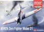 12352  авиация  Mitsubishi A6M2b Zero Fighter Model 21 The Battle of Midway  (1:48) 8809845380672