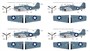 12355  авиация  USN F4F-4 "Battle of Midway"  (1:48) 8809845382270