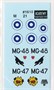 12442  авиация  M&G-21 FISHBED  (1:72) 603550016189
