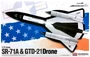 12540  авиация  SR-71A & GTD-21 Drone  (1:72) 2000002099727