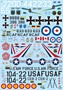 2509  авиация  TF-104G Starfighter  (1:32) 8001283025096