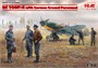 48805  авиация  Bf 109F-4 with German Ground Personnel  (1:48) 2000000156309