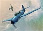 72136  авиация  TBF-1 Avenger  Over Midway & Guadalcanal  (1:72) 8596444721363
