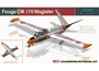 88004  авиация  Самолёт Fouga CM.170 Magister  (1:48) 9588825720002
