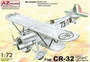 AZ7620  авиация  Fiat CR-32 Chirri "Italian service"  (1:72) 8592942276206