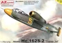 AZ7838  авиация  Heinkel He 162S-2 "Trainer Jet"  (1:72) 8592942278385