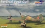 DW72004  авиация  Туристический самолет Percival Vega Gull "military service"  (1:72) 4589913246249