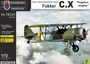 KPH7202  авиация  Dutch Reconnaissance Plane Fokker C.X "Pegasus engine"  (1:72) 8592942572025