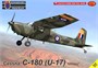 KPM0237  авиация  Cessna C-180(U-17) Military  (1:72) 8592942102376