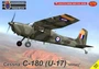 KPM0237  авиация  Cessna C-180(U-17) Military  (1:72) 8592942102376