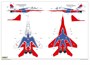 S4814  авиация  Russian Swifts M&G-29 9-13 Fulcrum-C limited edition  (1:48) 6947917054143