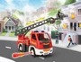 00823  автомобили и мотоциклы  Fire Truck - Ladder Unit. Junior Kit 4009803008233