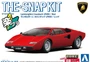 06533  автомобили и мотоциклы  Lamborghini Countach LP400 / Red - SNAP KIT  (1:32) 4905083065334