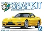 06554  автомобили и мотоциклы  ɛ̃fini FD3S RX-7 (Competition Yellow Mica) Snap Kit  (1:32) 4905083065549