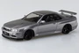 06633  автомобили и мотоциклы  Nissan Skyline GT-R -R34 Custom Wheel (Athlete Silver)  (1:32) 2000002182382