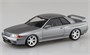 06637  автомобили и мотоциклы  Nissan Skyline GT-R -R32 Custom Wheel (Spark Silver) -SNAP KIT (1:32) 4905083066379