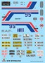 0788  автомобили и мотоциклы  DAF 95 Master Truck  (1:24) 2000002174813