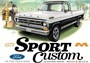 1220  автомобили и мотоциклы  1972 Ford SPORT Custom  (1:25) 854006005435