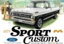 1220  автомобили и мотоциклы  1972 Ford SPORT Custom  (1:25) 854006005435