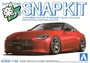 20006  автомобили и мотоциклы  Nissan RZ34 Fairlady Z Custom Wheels (Carmine Red) Snap Kit  (1:32) 4905083200063