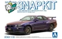 20046  автомобили и мотоциклы  Nissan R34 Skyline GT-R (Midnight Purple) Snap Kit  (1:32) 4905083200469