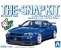 20275  автомобили и мотоциклы  Nissan R34 Skyline GT-R Custom Wheel (Bayside Blue) Snap Kit  (1:32) 4905083202753