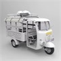 35GM0113  автомобили и мотоциклы  60‘~70’s Saigon Shuttle Motor-Tricycle Depot +driver (2in1) (1:35) 4892667351139