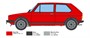3622  автомобили и мотоциклы  VW Golf GTI First Series 1976/78  (1:24) 8001283036221