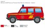 3663  автомобили и мотоциклы  Mercedes Benz G230 Feuerwehr  (1:24) 8001283036634