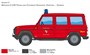 3663  автомобили и мотоциклы  Mercedes Benz G230 Feuerwehr  (1:24) 8001283036634