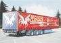 3809  автомобили и мотоциклы  CURTAINSIDE TRAILER (1:24) 8001283038096